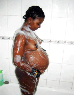 Collection of naked pregnant black girls